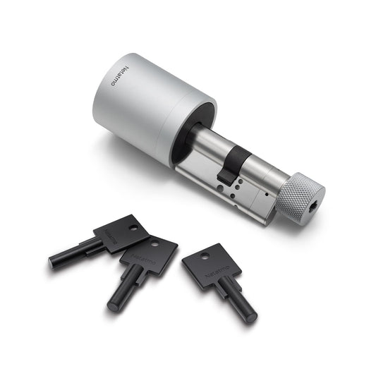Netatmo Doorlock Serratura e Chiavi Intelligenti Netatmo, accesso via smartphone o chiave NFC, condivisione accessi, Bluetooth BLE, NDL-EC