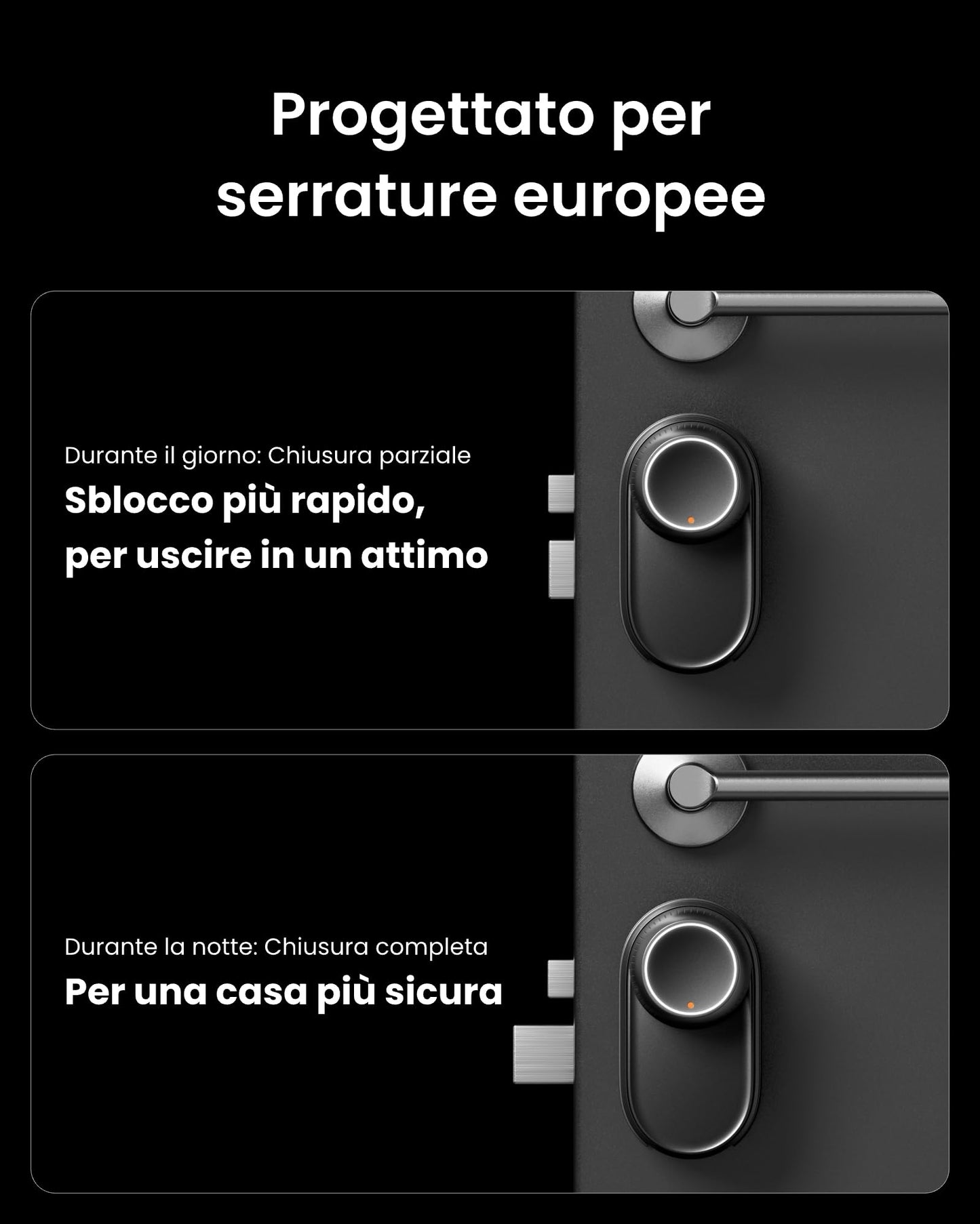 SwitchBot WiFi Smart Lock Ultra con Tastierino Touchscreen, impronte digitali, batteria ricaricabile, Matter, Alexa, Google