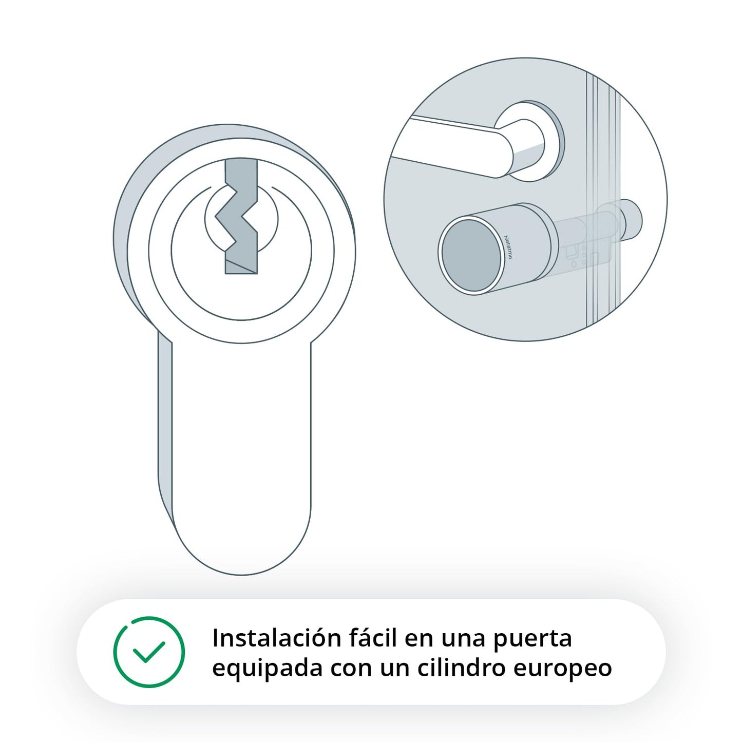 Netatmo Doorlock Serratura e Chiavi Intelligenti Netatmo, accesso via smartphone o chiave NFC, condivisione accessi, Bluetooth BLE, NDL-EC