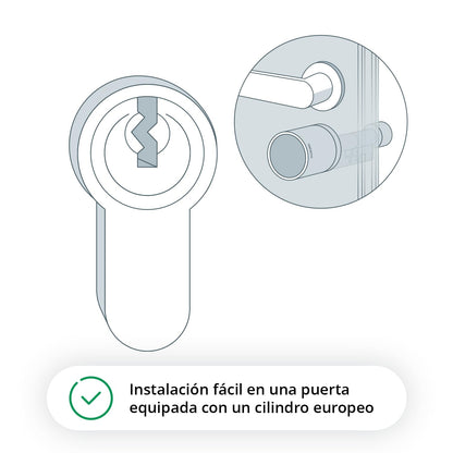Netatmo Doorlock Serratura e Chiavi Intelligenti Netatmo, accesso via smartphone o chiave NFC, condivisione accessi, Bluetooth BLE, NDL-EC
