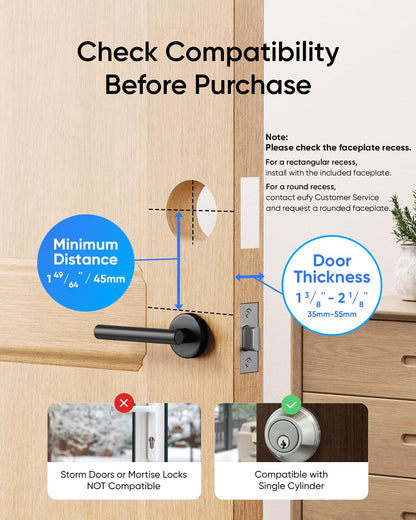eufy Security Video Smart Lock E330, fotocamera 3 in 1, campanello, serratura WiFi con impronte, app, 2K HD, nessun canone