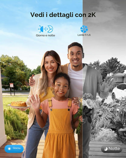 eufy Security Video Smart Lock E330, fotocamera 3 in 1, campanello, serratura WiFi con impronte, app, 2K HD, nessun canone