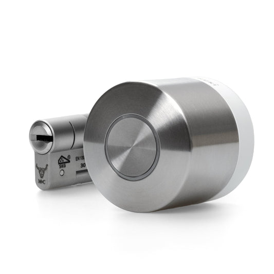 Nuki Smart Lock Ultra con Bluetooth, Wi-Fi & Matter, Smart Home, accesso remoto, 3 modalità di blocco