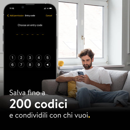 Nuki Smart Lock Go (2025) con Bluetooth & Matter, serratura retrofit, smartphone come chiave, Keypad